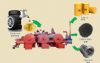 waste tyre continuious pyrolysis production line